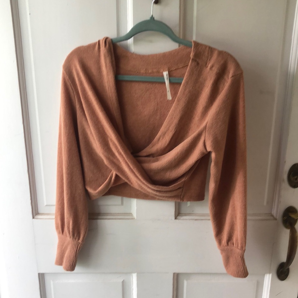 Women's Tan Cardigan Sweater